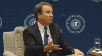Brett Kavanaugh speaking during an interview.