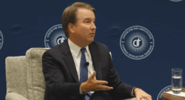 Brett Kavanaugh speaking during an interview.