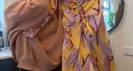 Kelly Arvan thought she'd scored a bargain when she spotted a 'luxurious' dress on sale for just $113. But what arrived left her 'livid'
