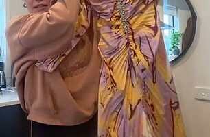 Kelly Arvan thought she'd scored a bargain when she spotted a 'luxurious' dress on sale for just $113. But what arrived left her 'livid'