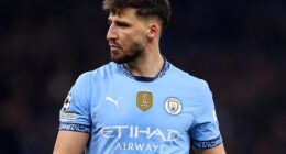 Manchester City have reportedly agreed a new contract with central defender Ruben Dias