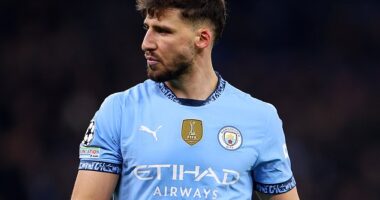 Manchester City have reportedly agreed a new contract with central defender Ruben Dias