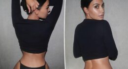 Kim Kardashian rocks see-through underwear for racy Skims photo shoot