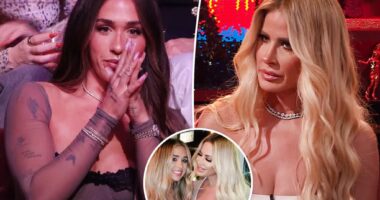 Kim Zolciak cops to spending daughters Ariana and Brielle's money on 'WWHL'