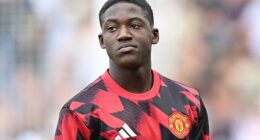 Kobbie Mainoo has been named on the bench again for Manchester United against Burnley