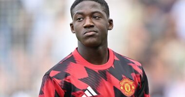 Kobbie Mainoo has been named on the bench again for Manchester United against Burnley