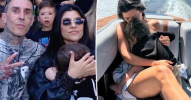 Kourtney Kardashian addresses 'rumors' she is expecting another baby with husband Travis Barker