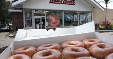 Krispy Kreme’s meme-stock ride is over. The stock is tumbling as losses widen.