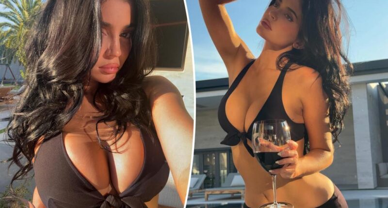 Kylie Jenner rocks tiny bikini top ahead of 28th birthday