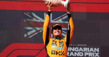 Lando Norris holds off Oscar Piastri in thrilling finale to F1 Hungarian Grand Prix