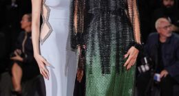 Laura Dern made a rare red carpet appearance with her nepo-baby daughter Jaya Harper at the Venice Film Festival on Thursday