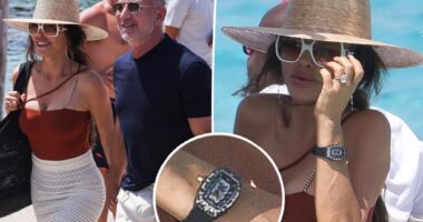 Lauren Sánchez wears $250K Richard Mille watch with Jeff Bezos in Ibiza
