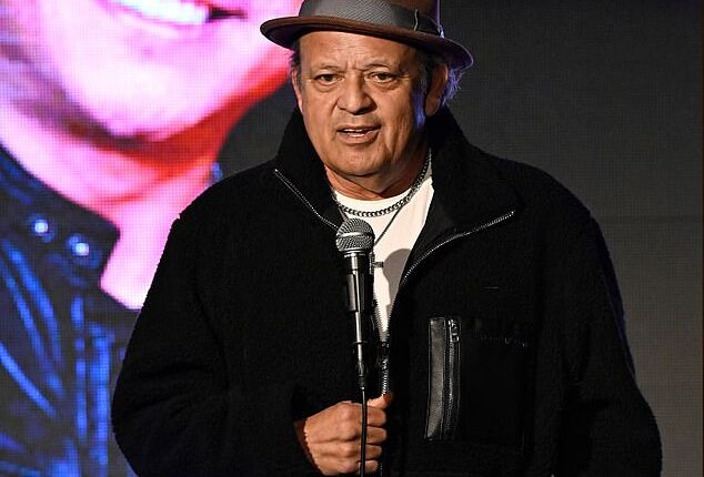 The comedian and actor Paul Rodriguez, 70, has been at a restaurant in Burbank, California, after officers allegedly found drugs in his car, police told NBC4 Los Angeles on Wednesday; pictured January 23 in LA