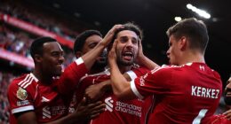 Dominik Szoboszlai's stunning free-kick at the death secured Liverpool a 1-0 win over Arsenal