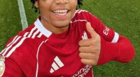 Liverpool's Rio Ngumoha, 16, had plenty to smile about after scoring the winner at Newcastle