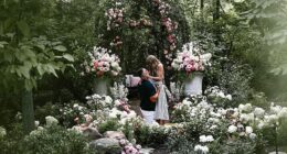 The location of Taylor Swift and Travis Kelce's dreamy garden engagement shoot has been revealed