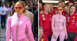 “Looking For Her New Husband”: Jennifer Lopez Mocked For Pink Catsuit At Saudi F1 Race