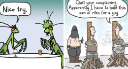 “Loose Parts”: 20 Hilariously Absurd Comics By Veteran Cartoonist Dave Blazek (New Pics)