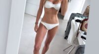 Luisa Zissman continued to proudly flaunt her figure in a series of bikini snaps on Sunday after hitting out at skinny-shamers