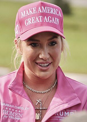 Savannah Chrisley, 27, took to Instagram Stories Sunday showing her followers a series of 'vile' messages she received seemingly slamming her for her politics