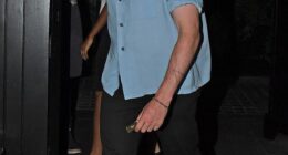 Mescal, 29, who shot to fame in 2020 after taking up the role of Connell in the BBC adaptation of Sally Rooney's Normal People, spotted leaving Chiltern Firehouse last summer
