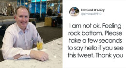 Man Gets Overwhelming Support From People All Over The World After Tweeting ‘I’m Not OK’