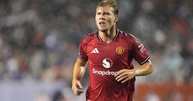 Manchester United have opened the door to selling Rasmus Hojlund for £30million