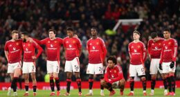 Man United's Alejandro Garnacho (3rd right) has been left out of the latest Argentina squad