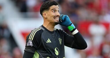 Man United fans vent fury at Altay Bayindir after goalkeeper's gaffe gifted Arsenal early lead - as they urge club to go 'all in' and buy superstar NOW