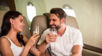 A man revealed on Reddit that he thought he had a romantic connection with someone sitting next to him on a plane... but then discovered her husband was also on board (stock image)