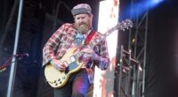Brent Hinds, the former singer-guitarist for the Grammy-winning heavy metal band Mastodon, has died in a motorcycle crash in Atlanta aged 51 - pictured 2017