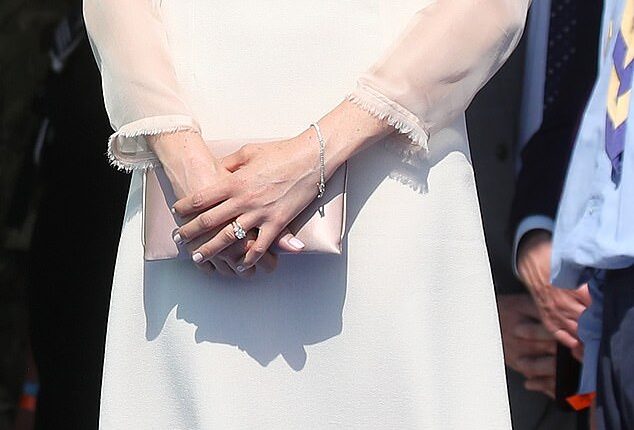 Meghan Markle was seen wearing nude coloured tights at King Charles' birthday shortly after marrying Harry in 2018