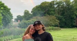 Michael Jackson 's firstborn son Prince has joyfully announced that he is engaged to his girlfriend of eight years Molly Schirmang