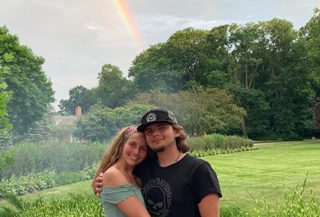 Michael Jackson 's firstborn son Prince has joyfully announced that he is engaged to his girlfriend of eight years Molly Schirmang
