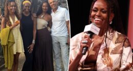 Michelle Obama reveals which daughter Barack found more 'difficult' to raise