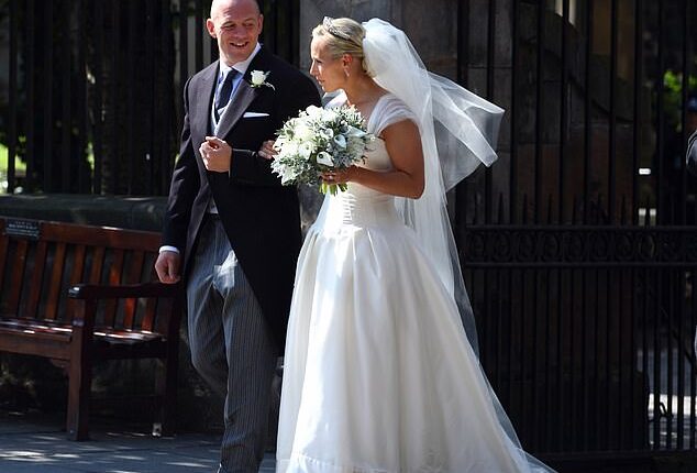 The loved up royal couple first met in Australia, a spot they now regularly return to, during England Rugby World winning campaign in 2003. Pictured on their wedding day in 2011