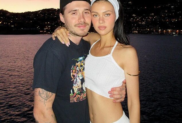 Move over Americans, Hollywood scarlets can't get enough of the British accent - including Nicola Peltz who found love with handsome Englishman Brooklyn Beckham (pictured)