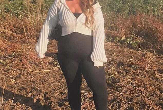 Charlotte Lewis, 24, (pictured) laid bare the brutal ordeal which left her injured as she was kicked and dragged around the cemetery where her little girl Lottie was laid to rest