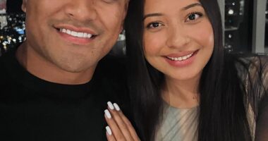 NRL star Haumole Olakau'atu (pictured with partner Ana Ilavalu) is mourning the death of his 13-year-old cousin