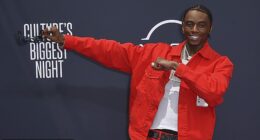 Rapper Soulja Boy, 35, was arrested in LA early Sunday in connection with a weapons charge. Pictured in LA in June 2023