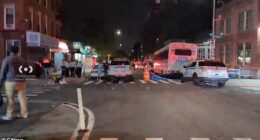 At least three people were killed and eight more were wounded when multiple gunmen opened fire inside a Brooklyn restaurant,