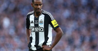 Newcastle respond after Alexander Isak breaks his silence with bombshell statement claiming club have 'broken promises' as on-strike star tries to force Liverpool move