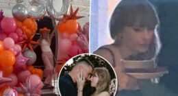 Newly engaged Taylor Swift surfaces in Nashville for Brittany Mahomes' 30th birthday party