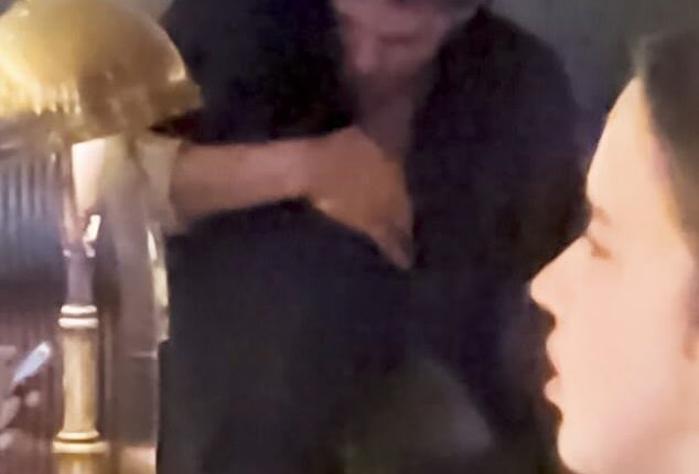 Austin Butler and Zoe Kravitz sent romance rumours into overdrive with their extremely flirty display at a Paris bar this week