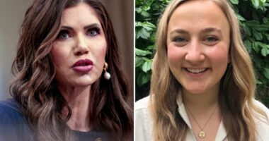 Noem spoke of woman’s murder and said the suspect was ‘probably in the state.’ Cops just arrested him in Mexico