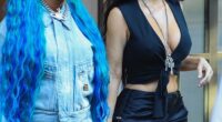 Kim Kardashian and Kanye West's daughter North stepped out in yet another funky ensemble during her trip to Italy with her mum