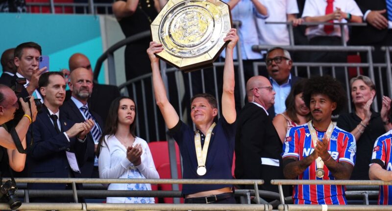 Oliver Glasner says Community Shield win gives Palace ‘feeling you can’t buy’