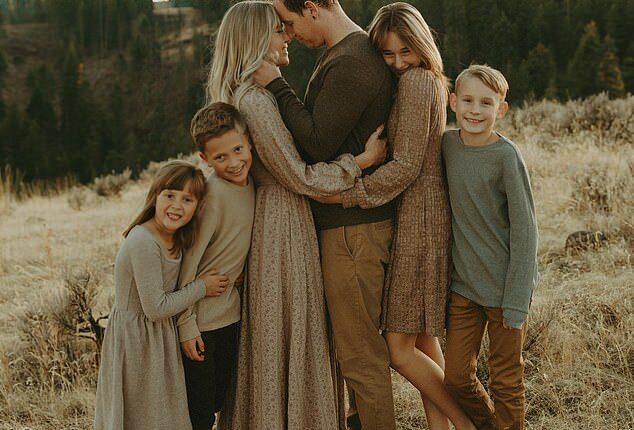 Dustin, 35, and Katie Maletich (seen with their four kids), 32, from Oregon, recently came under fierce fire for making their young son do push-ups and squats as punishment