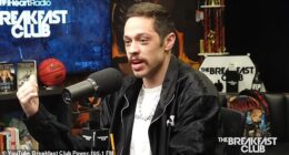 Pete Davidson admitted on The Breakfast Club on Wednesday (pictured) that he was 'embarrassed' about rumors about the size of his endowment, and he worried that they had overshadowed his talents