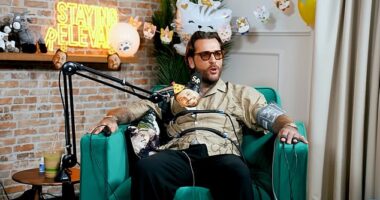 Pete Wicks, 36, was forced to confess his love on the Staying Relevant podcast with bestie Sam Thompson, 33